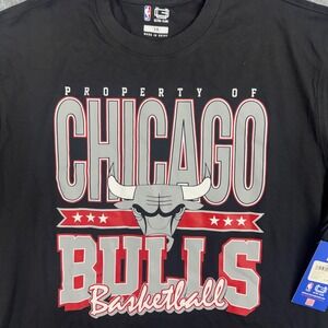 Ultra Game Chicago Bulls T-Shirt Mens 3X Black NBA Graphic Tee basketball fan